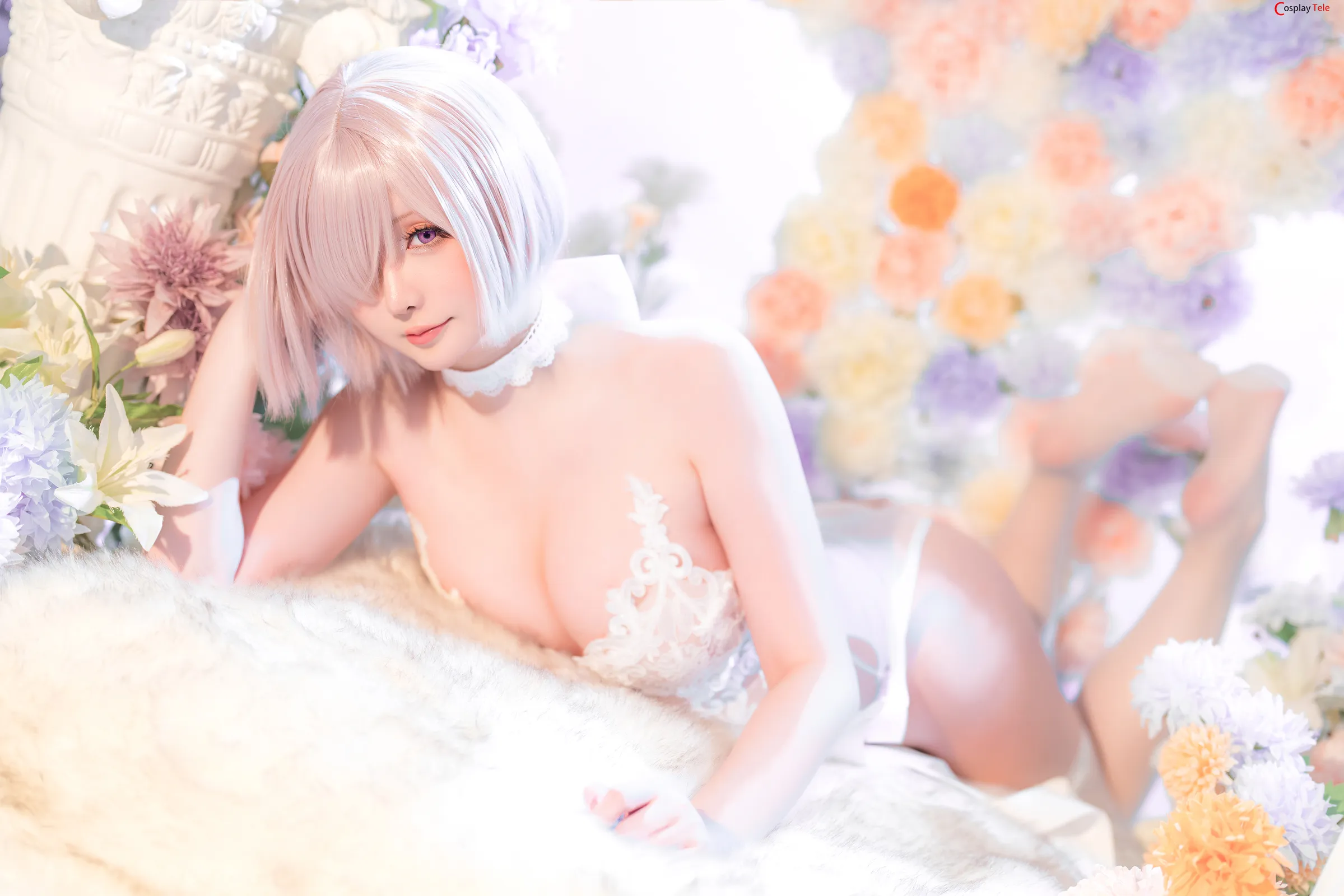 Hoshilily (星之迟迟) cosplay Mashu Kyrielight – Fate/Grand Order “78 photos and 1 video”